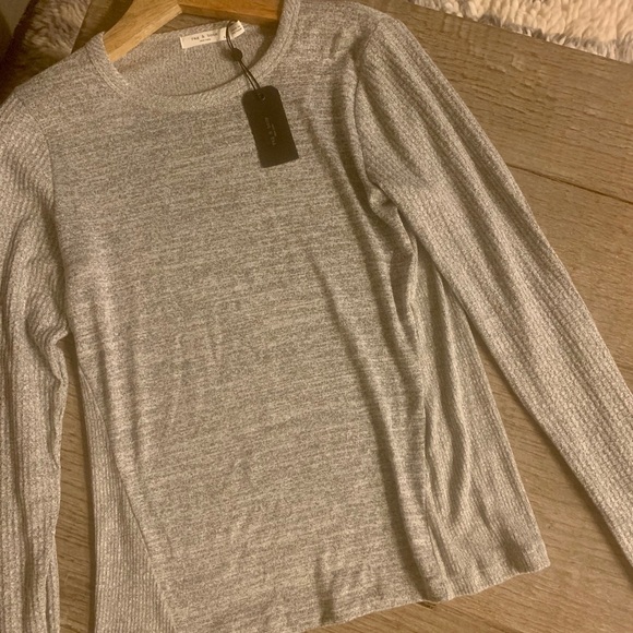 Rag & Bone Clara Torqued Long Sleeve Top. - Picture 8 of 11